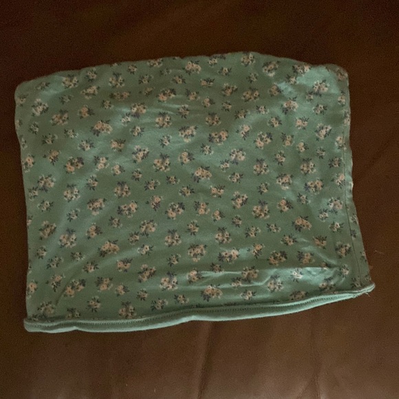 Teal Floral Tude Top - Picture 1 of 1